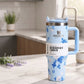 Stanley 40oz Printed Straw Tumbler