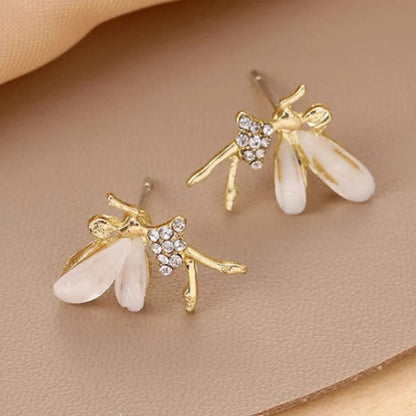 Korean-Style Fairy Stud Earrings – Elegant Daily Jewelry