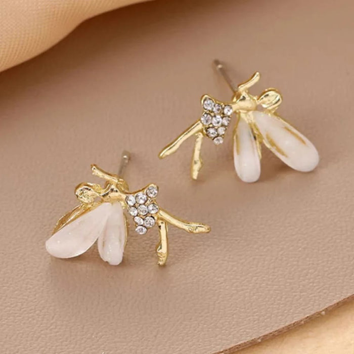Korean-Style Fairy Stud Earrings – Elegant Daily Jewelry