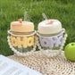 Cute & Aesthetic Pearl Chain Glass Tumbler with Straw