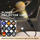 USB Moon Earth Starry Sky Projection Lamp – 6 Lenses